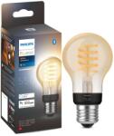 Philips Filament vintage intelligens LED izzó, Bluetooth, Zigbee, A60, E27, 7W (40W), 550 lm, fehér fény (2200-4500K)