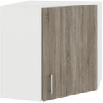 haaus Corp superior de colț bucătărie 60 cm, 1 ușă, alb/stejar Sonoma (912833)