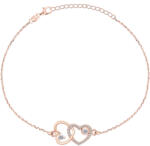 Brilio Silver Brățară romantică din bronz cu pietre de zircon BRC32R