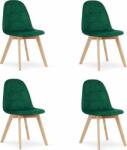 LEOBERT BORA szék - sötétzöld bársony x 4