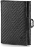 Slimpuro TRYO Slim Wallet 5 kártya zsebbel az érmék számára, 9, 2 x 2, 2 x 7, 5 cm (SZ x M x H), RFID védelemmel (SP-TY-00-BLK-CA) (SP-TY-00-BLK-CA) - klarstein