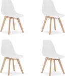 LEOBERT Krzesło KITO - białe x 4