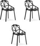 LEOBERT ESSEN szék - fekete x 3