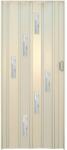 Italbox PVC hajtogatott ajtó, 6 üveggel 85x203cm, fehér, Olaszországban készült