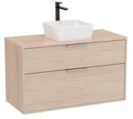 Roca Fürdőszobai szekrény mosdó nélkül Roca Optica 98, 5x58x45, 5 cm világos tölgy OPTDESK1002ZJ (OPTDESK1002ZJ)