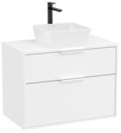 Roca Fürdőszobai szekrény mosdó nélkül Roca Optica 78, 5x56, 5x45, 5 cm fehér matt OPTDESK802ZBM (OPTDESK802ZBM)