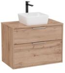 Roca Fürdőszobai szekrény mosdó nélkül Roca Optica 78, 5x56, 5x45, 5 cm tölgy OPTDESK802ZO (OPTDESK802ZO)