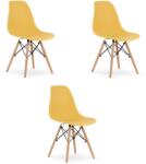 Bravolo OSAKA Szék Mustár / Természetes Lábak x 3