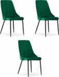 LEOBERT IMOLA szék - sötétzöld bársony x 3