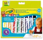 Crayola Mini Kids: 12 buc. markere cu vârf bont (8325)