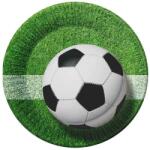 Godan Set de 6 farfurii din carton cu model minge de fotbal - 18 cm (PW TPN7)