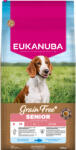 EUKANUBA 12kg Eukanuba Grain Free Senior Small & Medium tengeri hal száraz kutyatáp