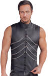 NEK Sleeveless Cool Matte Look Shirt with Chains 2162008 Black XXL