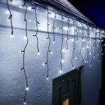 alloet 500 LED -es Toldható Jégcsap Fényfüzér, Izzósor 25m Hidegfehér