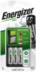 Energizer TEQM-MAXI-2000 Quattro Maxi akkumulátortöltő LR6 (AA) és LR03 (AAA) akkumulátorokhoz, beépített túltöltés elleni védelemmel + 4xLR6 (AA) újratölthető ceruzaakku 2000mAh Ni-MH ( TEQM-MAXI-2000 ) (TEQM-