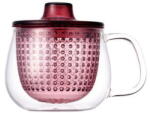 KINTO - UNITEA Unimug - Mug with Tea Strainer 350ml Wine Red (cfd-2507010038)