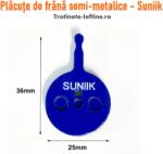 Suniik Placute de frana semi-metalice Suniik 25x36mm (C554 - 16 B)