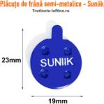 Suniik Placute de frana semi-metalice Suniik 19x23mm (C552 - 16 B)