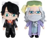 Play by Play Set 2 jucarii de plus, Play by Play, Harry Potter cu pelerina satinata 30 cm si Albus Dumbledore, 32 cm (N00003459_001)