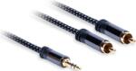 Acoustique Quality Premium PA42015 1, 5 m Бял-Черeн Hi-Fi AUX Cable (<![CDATA[PA42015]]>)