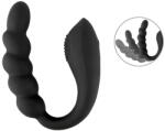 Black Velvets Bendable Dual Stimulator Black Vibrator