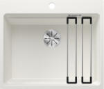 BLANCO Etagon 6-F Silgranit mosogató 59x50 cm acél sínnel, fehér 527686 (527686)
