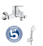 GROHE BauEdge kádcsaptelep + Tempesta 110 víztakarékos kádszett, króm (SET-FGR-202511131437)