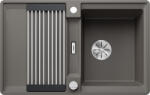 BLANCO Adira 45S-F szintbe építhető silgranit mosogató Adira ráccsal és távműködtetővel, vulkánszürke 527596 (527596)
