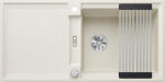 BLANCO Adira XL 6S-F Silgranit 99x46 cm mosogató acél ráccsal és távműködtetővel, törtfehér 527630 (527630)