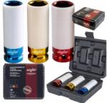 Invento 1/2" ütőanyakészlet alumínium keréktárcsákhoz, 17/19/21 mm-es méret (W-WT3147)