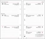 SATURNUS Gyűrűs kalendárium betét SATURNUS M311/F heti fehér lapos 2026 (SM311-FEH) - tonerpiac