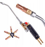 Technic Propán Oxigén forrasztópisztoly 5db precíziós fúvókával 35 cm hosszú (fáklya) TC Technic ZW-02A