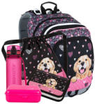 Bagmaster ALFA 21 Egy nagy iskolai készlet első osztályosoknak - kutya rózsaszín 23 l 191687 (191687)