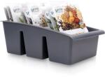 Vilde Organizator gri pentru plicuri de condimente 25 × 15 × 9 cm Cos de gunoi