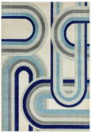 Asiatic Carpets Сиво-син килим 80x150 cm Nova Retro Blue - Asiatic Carpets (NOVA080150NV30)