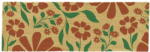 Artsy Mats Изтривалка от кокосови влакна 40x120 cm Red & Green Floral - Artsy Doormats (12040-CLRFLOWERS)