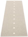 Pappelina Бежова и кремава пътека за открито и закрито 70x200 cm Peg Linen Vanilla - Pappelina (PE9F720)