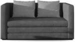 Eltap Сив шенилов разтегателен диван 132 cm Neva - ELTAP (Neva 07)