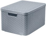 Keter Сива пластмасова кутия за съхранение с капак 33x44, 5x25 cm Style - Curver (253003)