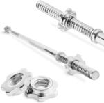 4FIZJO Súlyzórúd egyenes 4FIZJO 120 cm rögzítő gyűrű 4.7 kg szürke