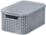Keter Сива пластмасова кутия за съхранение с капак 20x29x14 cm Style - Curver (253006)