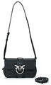 Pinko Válltáskák LOVE ONE SLOUCHY ZIP MINI VITELLO BIKER Fekete Egy méret
