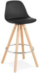 Kokoon Черен бар стол , височина на седалката 64 cm Anau - Kokoon (BS02290BL)