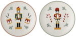 Bloomingville Десертни глинени чинии в комплект 2 бр. с коледни мотиви ø 16 cm Jolly - Bloomingville (82058611)