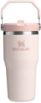 STANLEY Светлорозов термос от неръждаема стомана 600 ml IceFlow Flip Straw 2.0 Tumbler Rose Quartz - Stanley (100000108475)