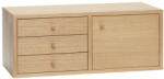 Hübsch Висящо шкафче от декор от дъб естествено 50x20 cm Piccolo - Hübsch (881101F)