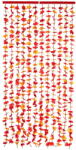 Maximex Червена завеса за врата 90x190 cm Indian Summer - Maximex (9943211500)