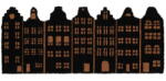 Esschert Design Изтривалка от кокосови влакна 32x76 cm Canal Houses - Esschert Design (ZEE-RB272)