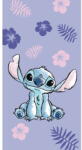 Jerry Fabrics Лилава памучна бебешка кърпа 70x140 cm Lilo and Stitch - Jerry Fabrics (21TW157)