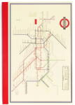 Rex London Тетрадка 60 стр. A5 Heritage Tube Map - Rex London (30442)